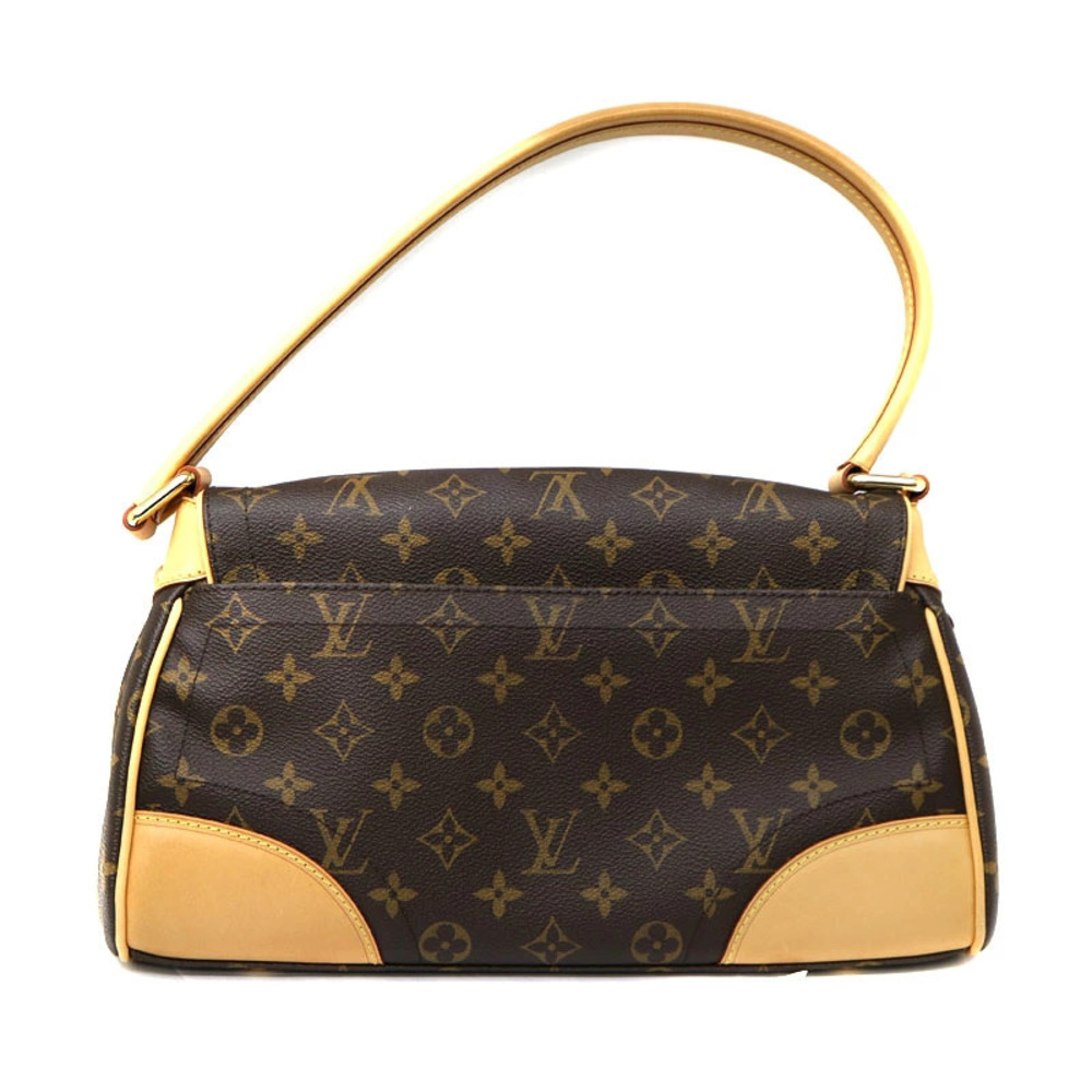 Louis Vuitton Canvas LV Bag Handbag Beverly Brown Monogram